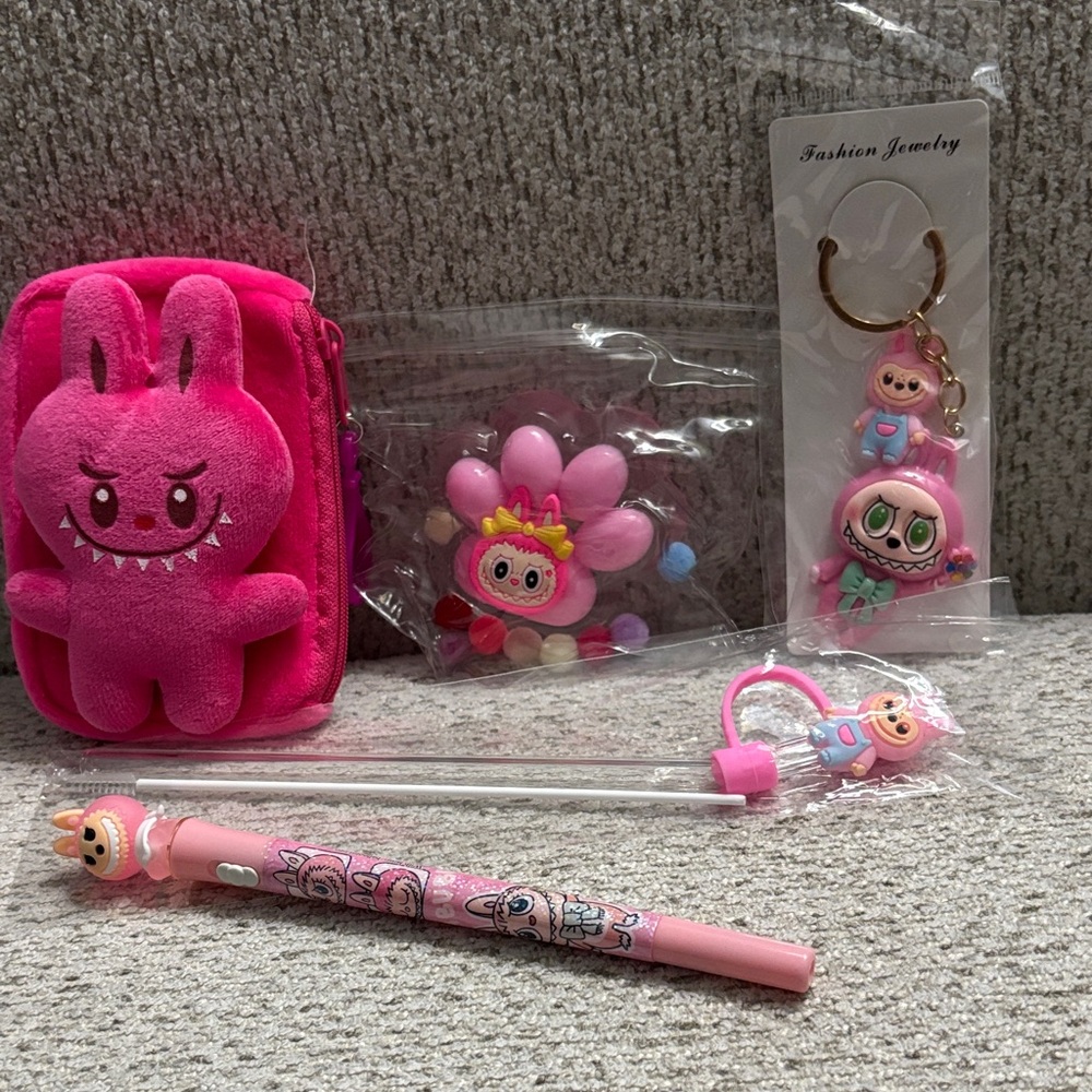 Pink fashion bu bu Set